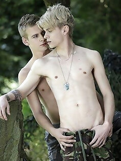 Young horny Brit boy Titus and his mate Jacob...