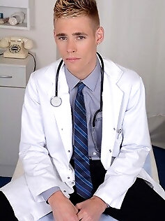 School doctor, Blake Hanson Gives this cute...